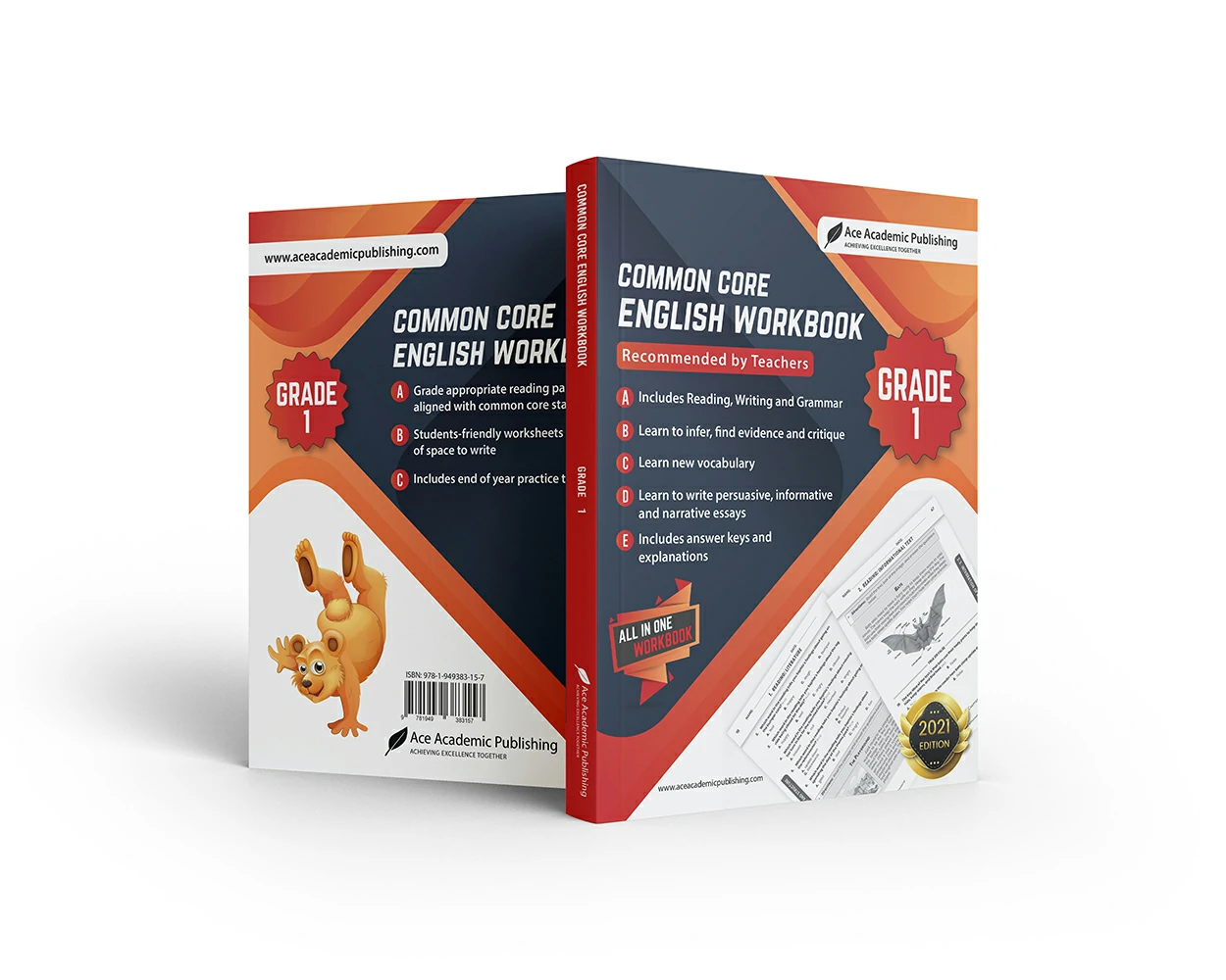ELA Workbooks — 1st Grade ELA Workbook cover